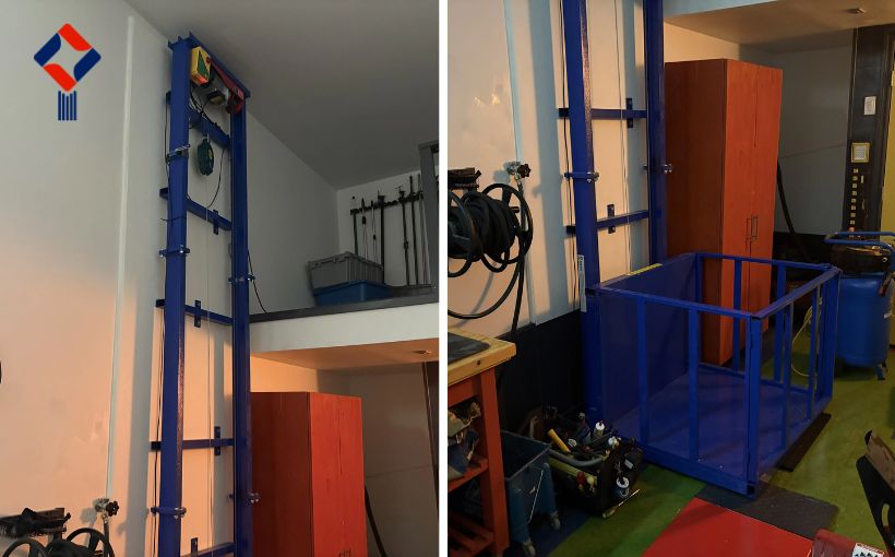 Canada Customer Feedback on 300kg Electric Cargo Lift with Safety Fall Arrester – May 2026